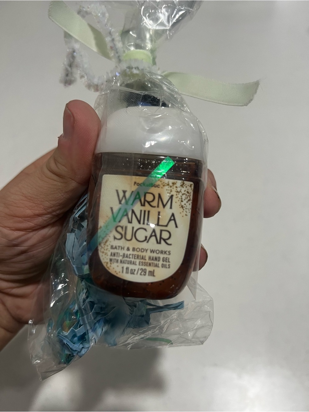 Bath & Body Works Warm Vanilla Sugar Hand Sanitizer and Lotion- White & Brown